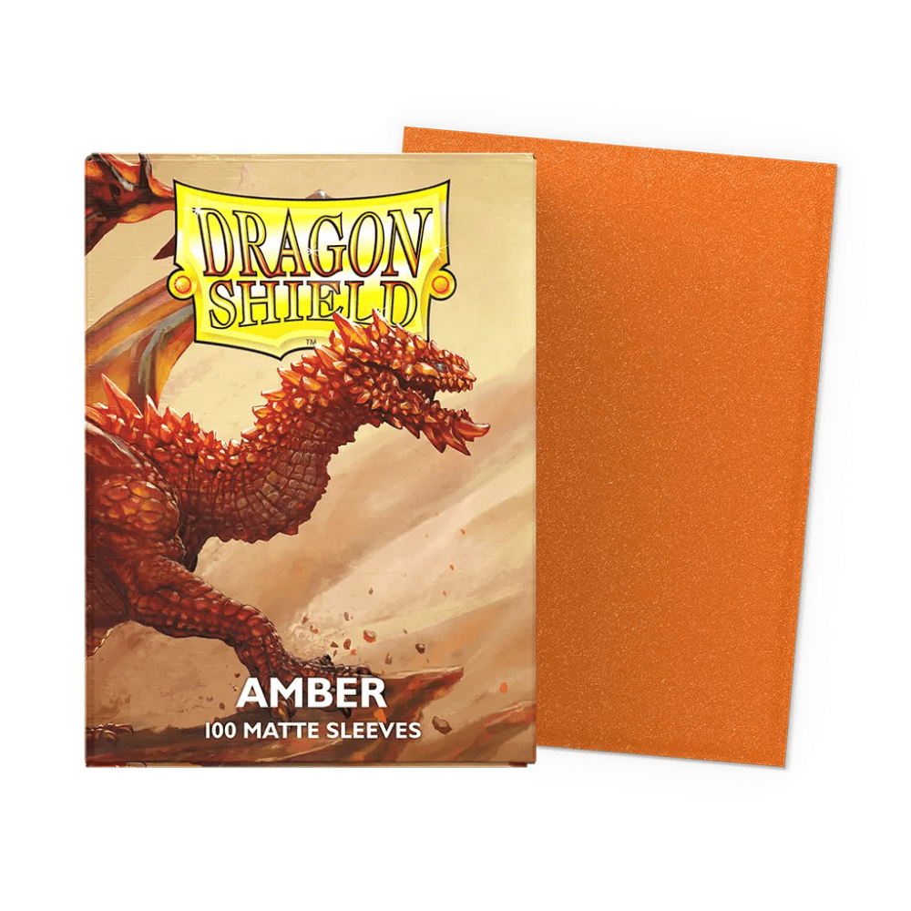 Dragon Shield: Matte: Amber (100)