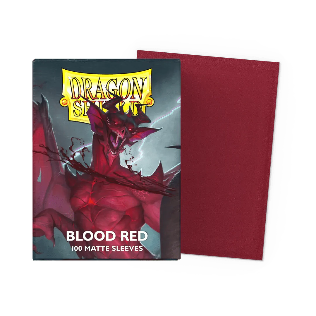 Dragon Shield: Matte: Blood Red (100)